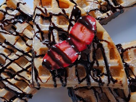 CHOCOLATE GLAZED WAFFLE