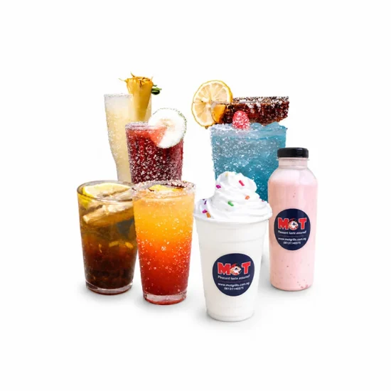 Cocktails and mocktails
